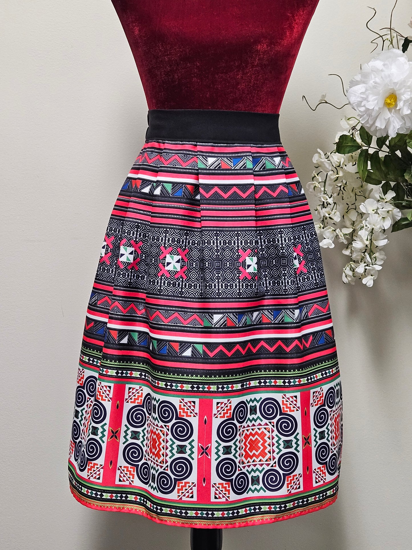 Hmong pleated skirt -Free Shipping