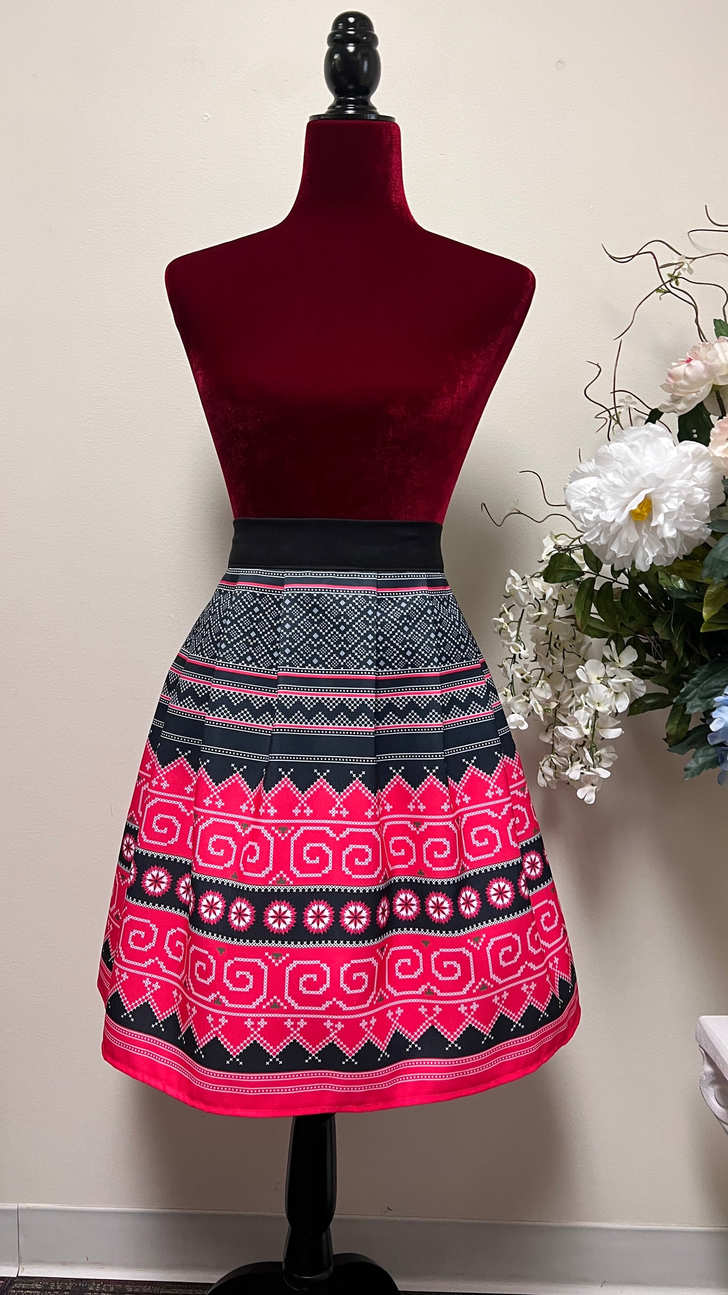 Hmong Pleated Skirt -Free Shipping