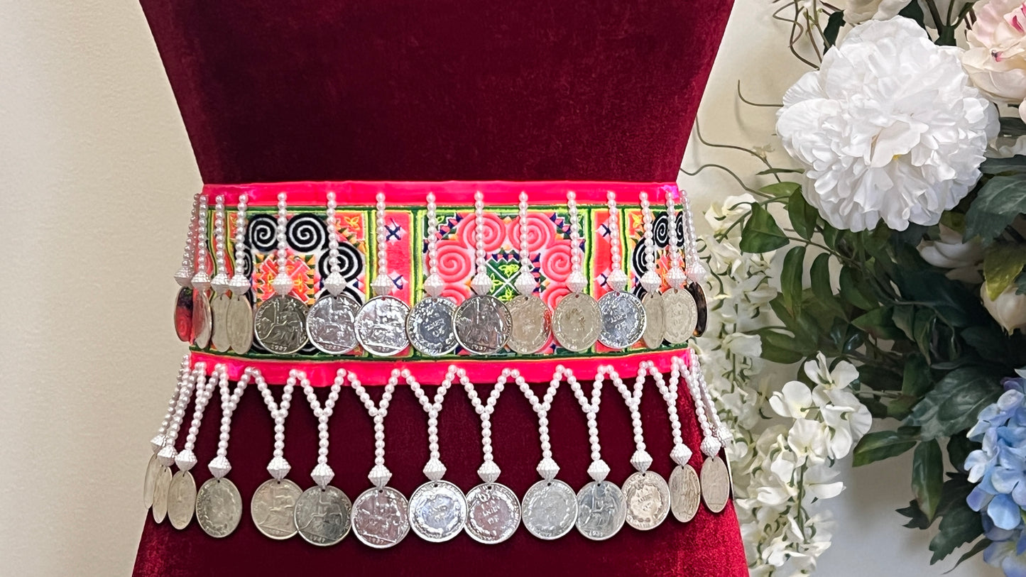 Hmong coin belt 41-inch