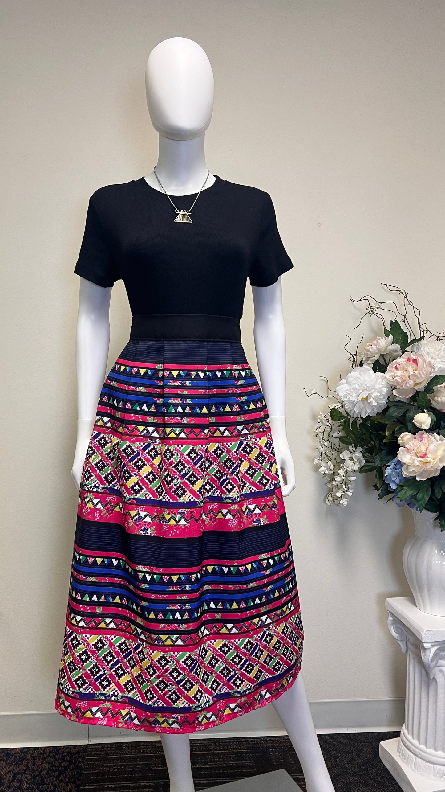 Hmong pleated skirt (XXL)