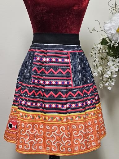 Hmong pleated skirt -Free Shipping