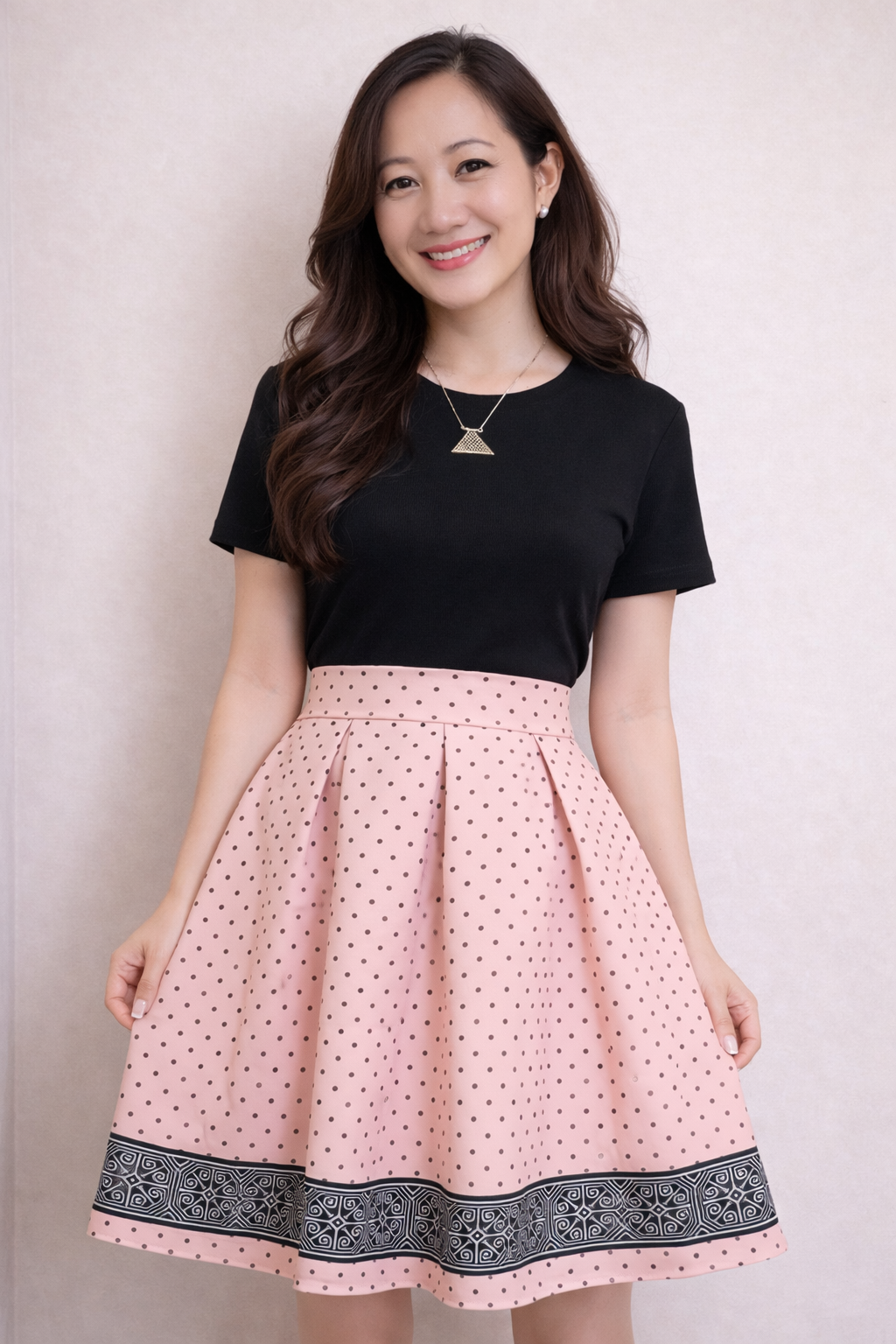 Hmong pleated skirt (M)