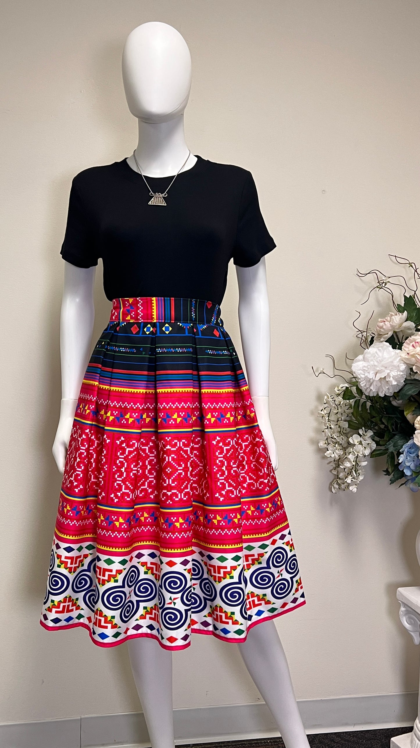 Hmong pleated skirt