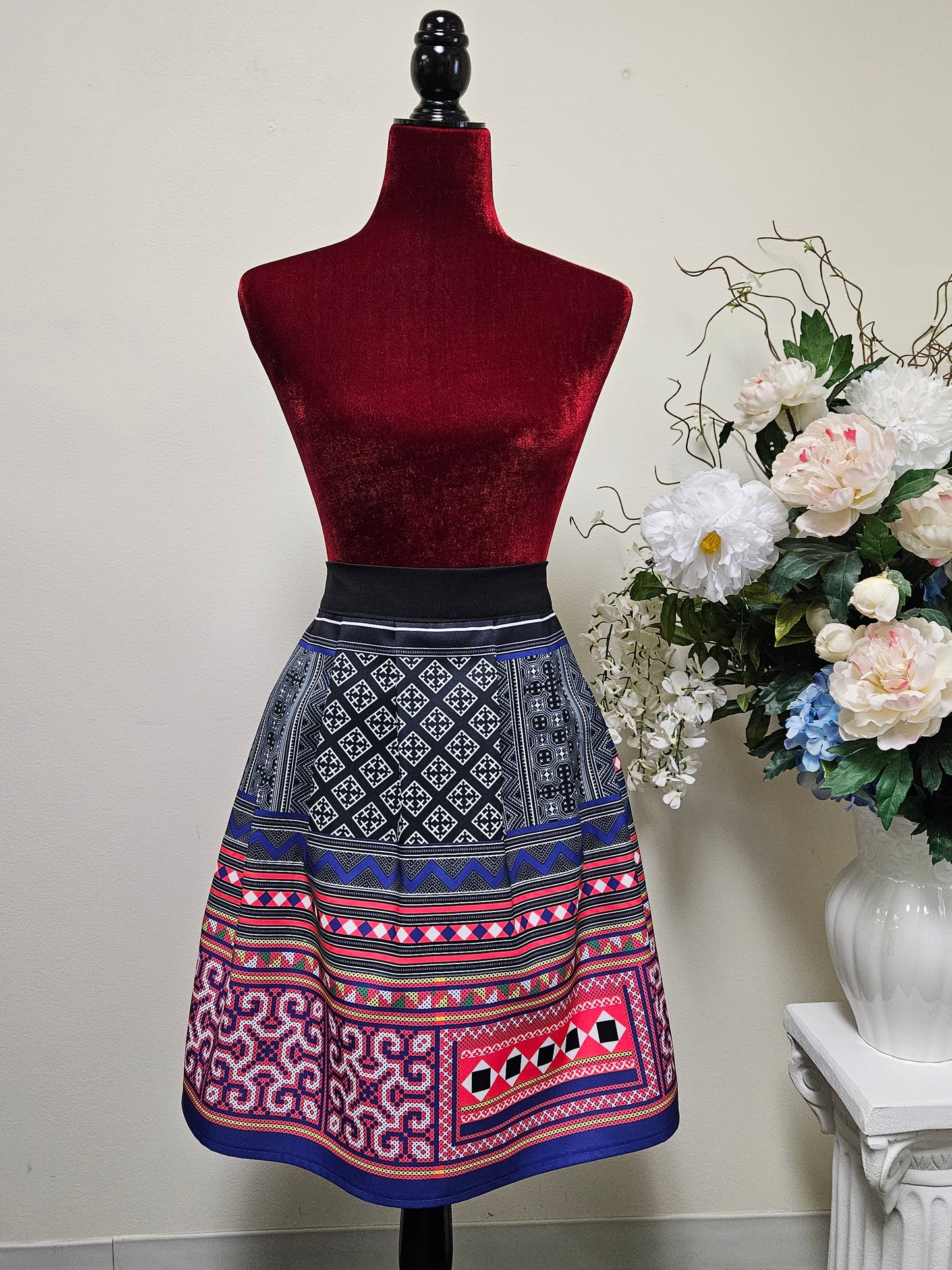 Hmong pleated skirt -Free Shipping