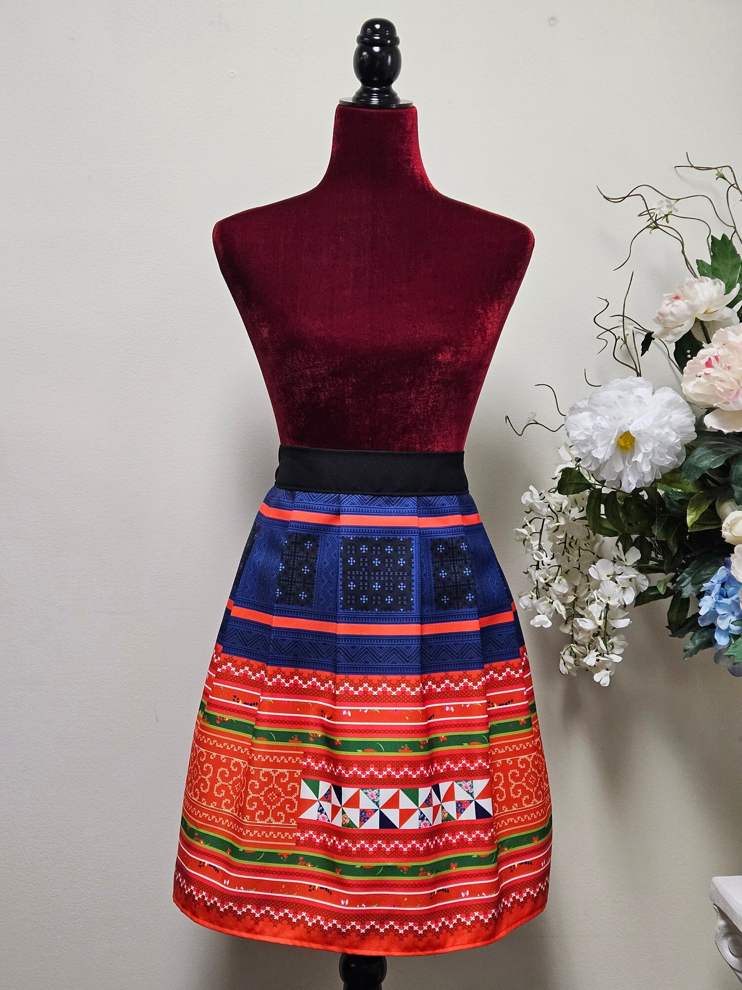 Hmong pleated skirt -Free Shipping