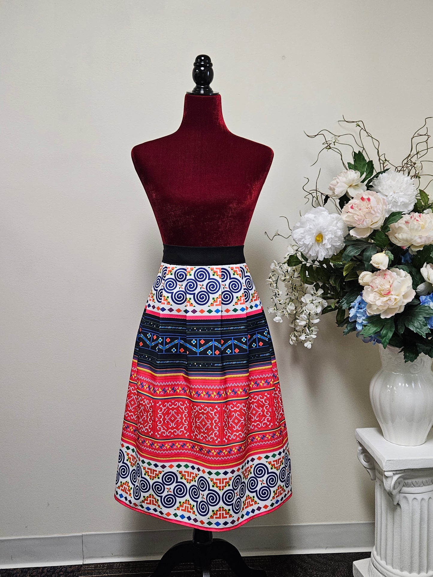 Hmong pleated skirt -Free Shipping