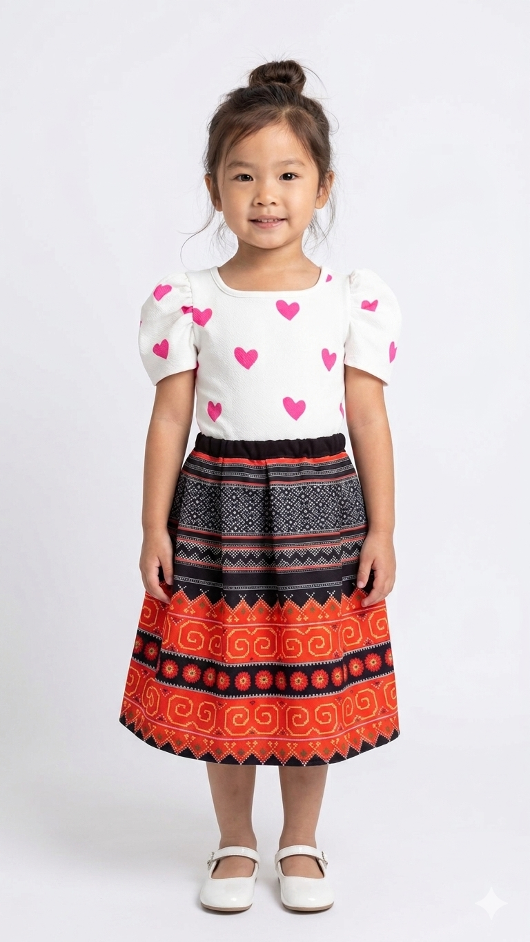 Hmong skirt for girls 4-5 yr old