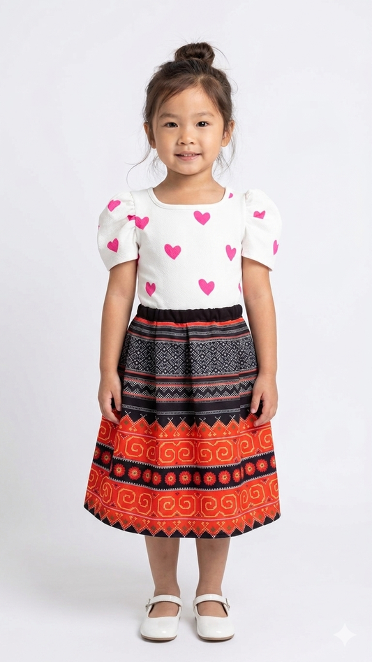 Hmong skirt for girls 4-5 yr old