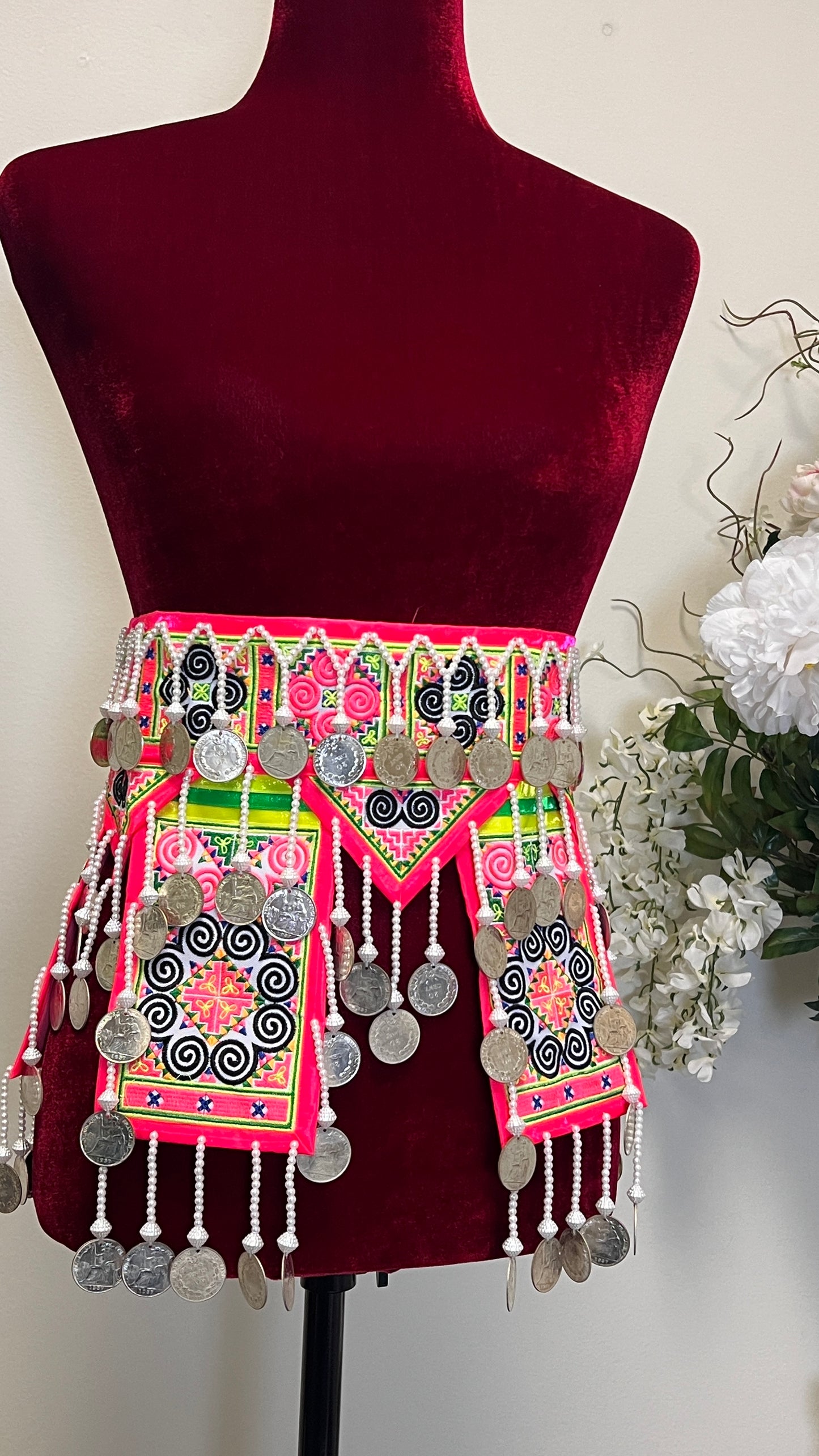 Hmong coin belt 37-inch & 39-inch