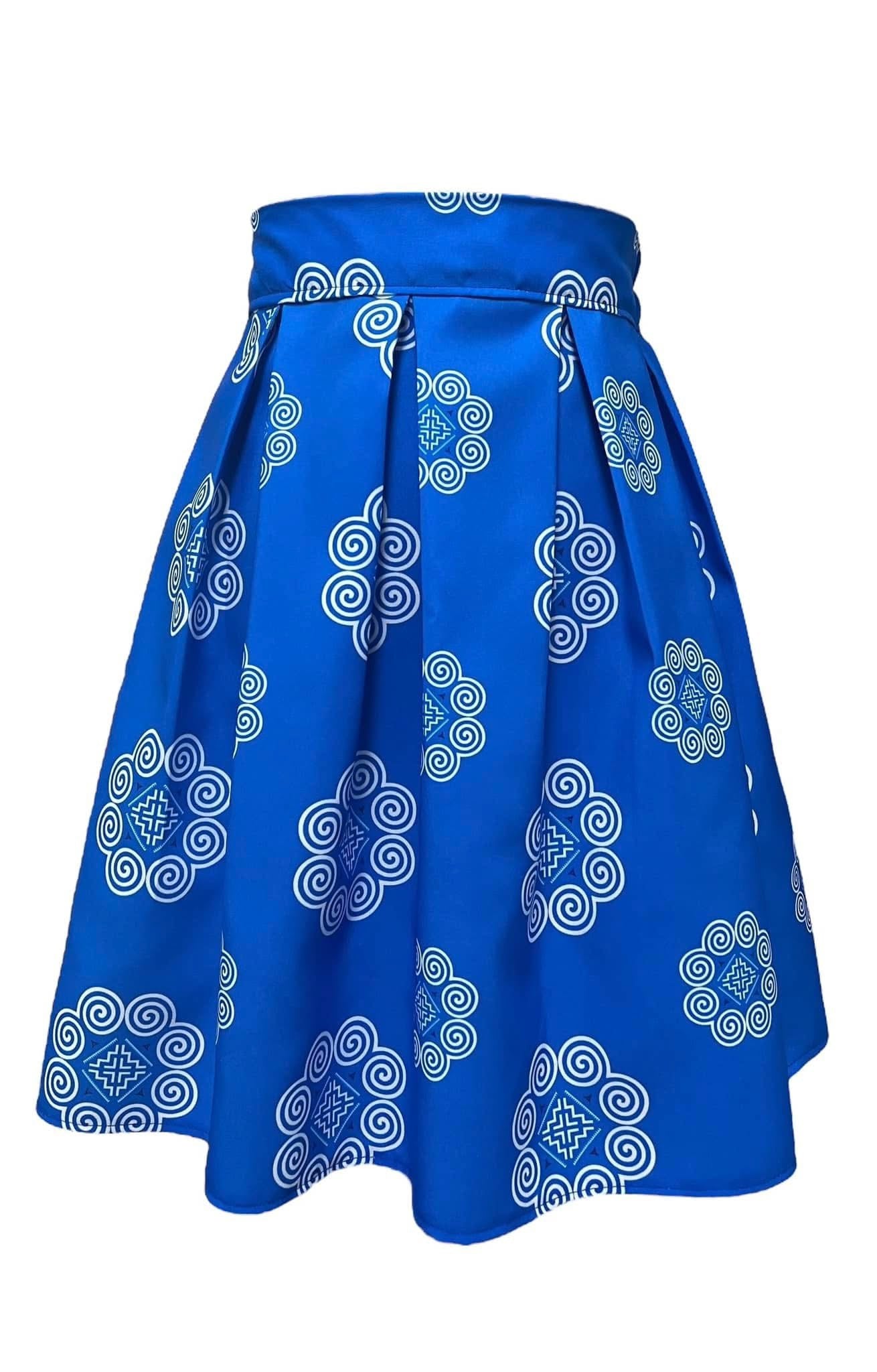 Hmong-inspired skirt (waist 40-42 in) - Free shipping