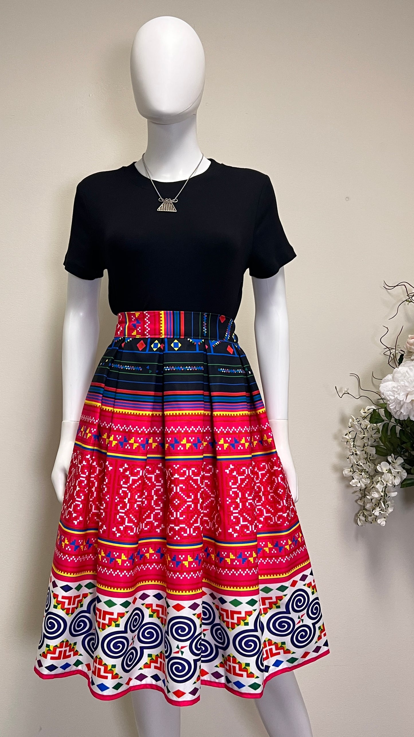 Hmong pleated skirt