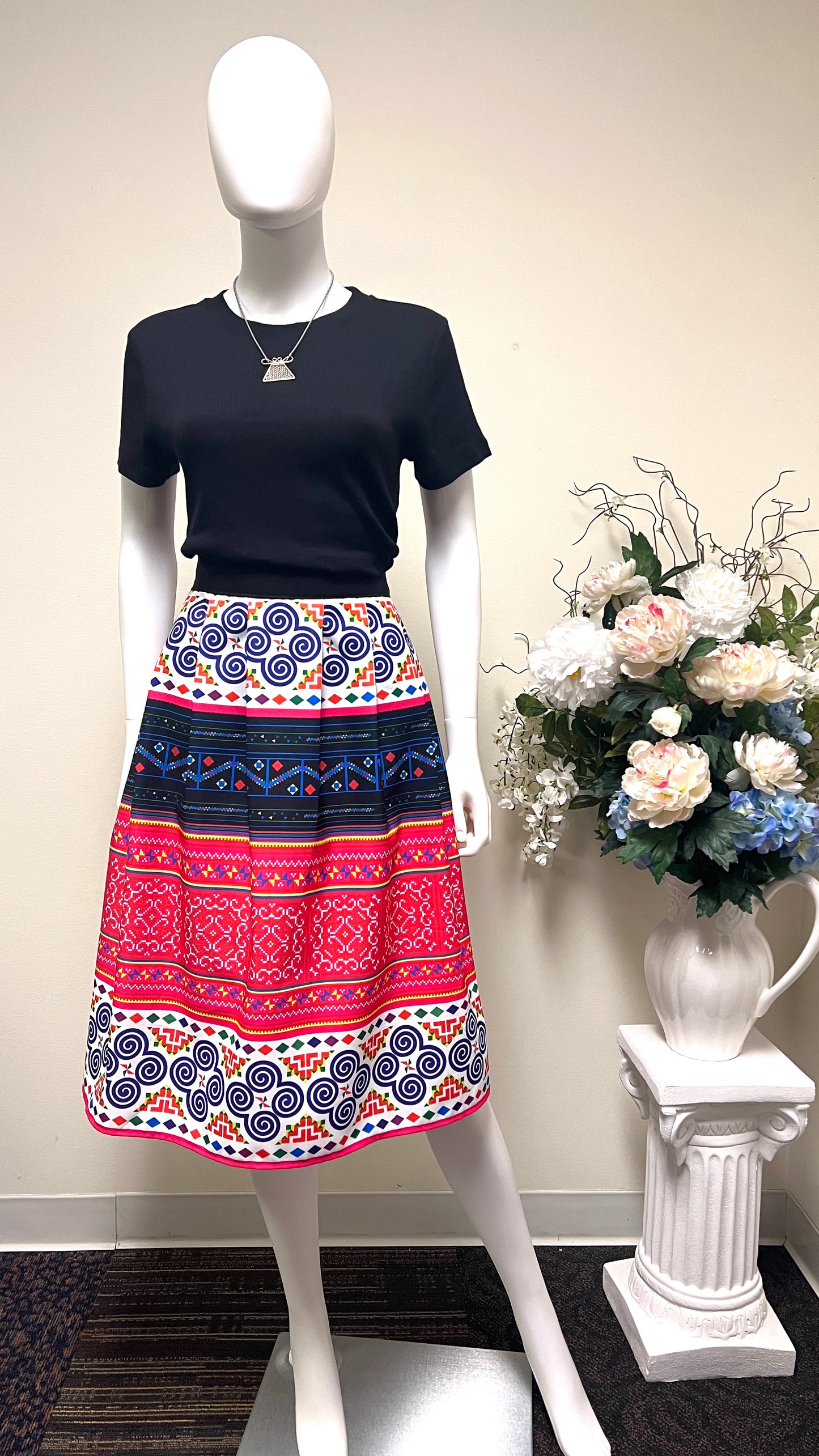 Hmong pleated skirt (M)