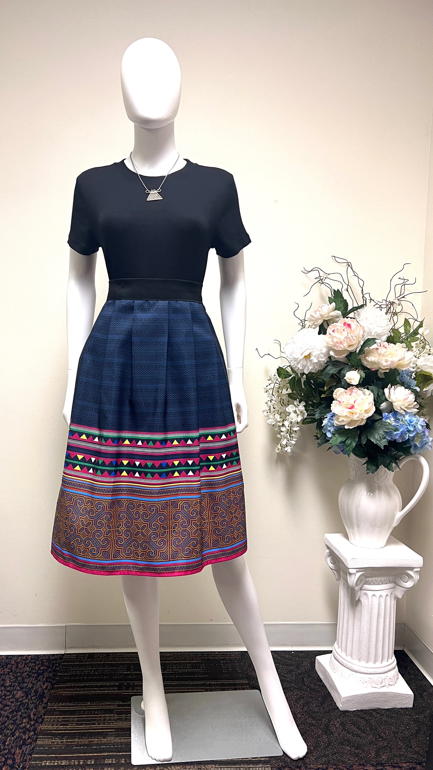 Hmong pleated skirt
