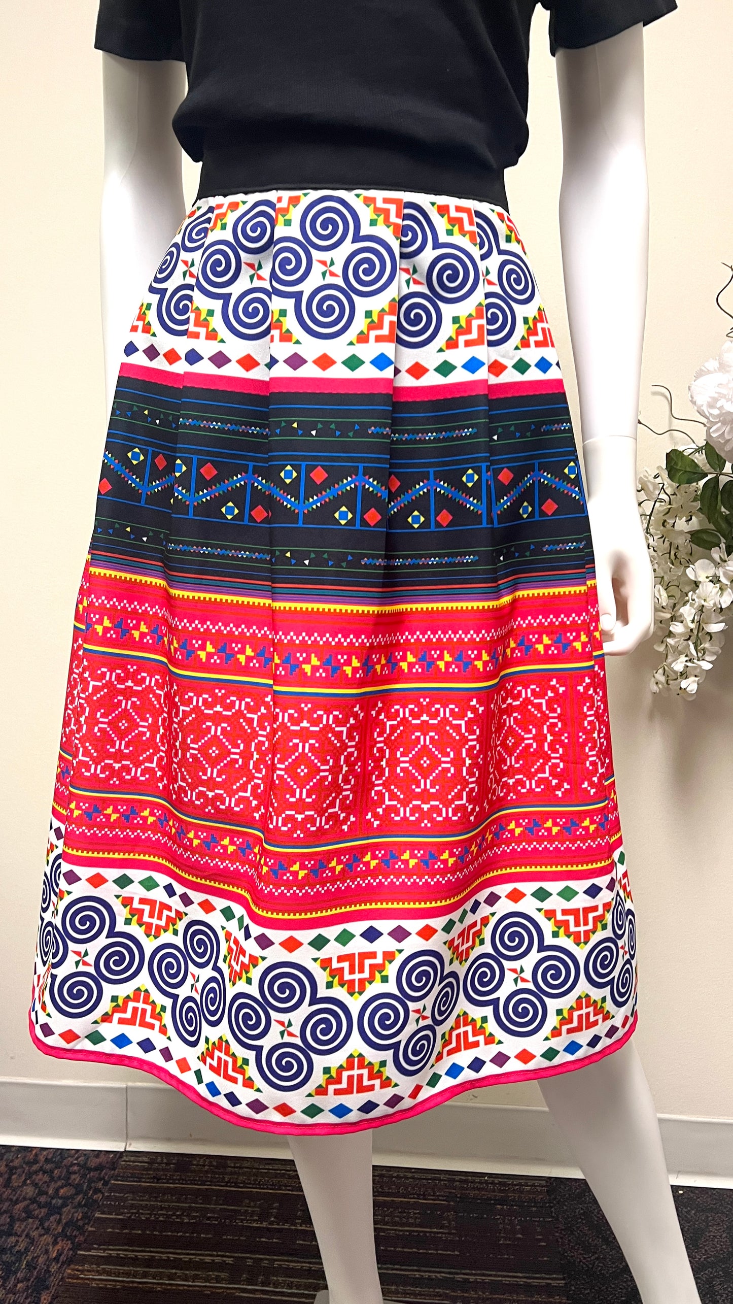 Hmong pleated skirt (M)