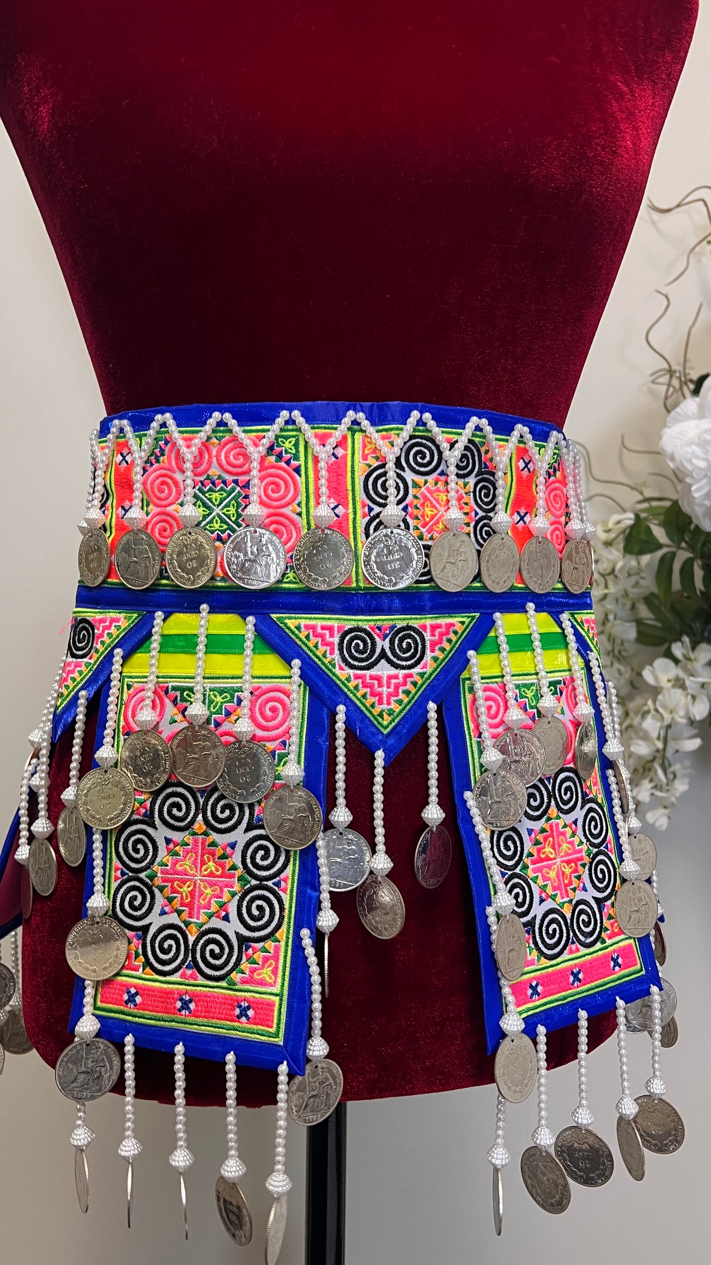 Hmong coin belt 43-inch