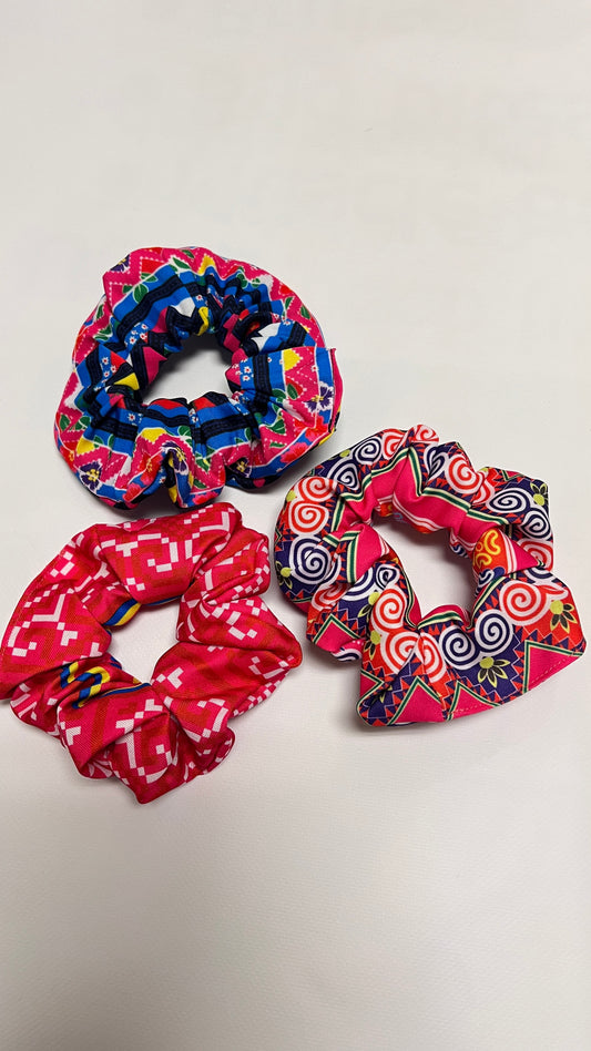 Hmong scrunchies