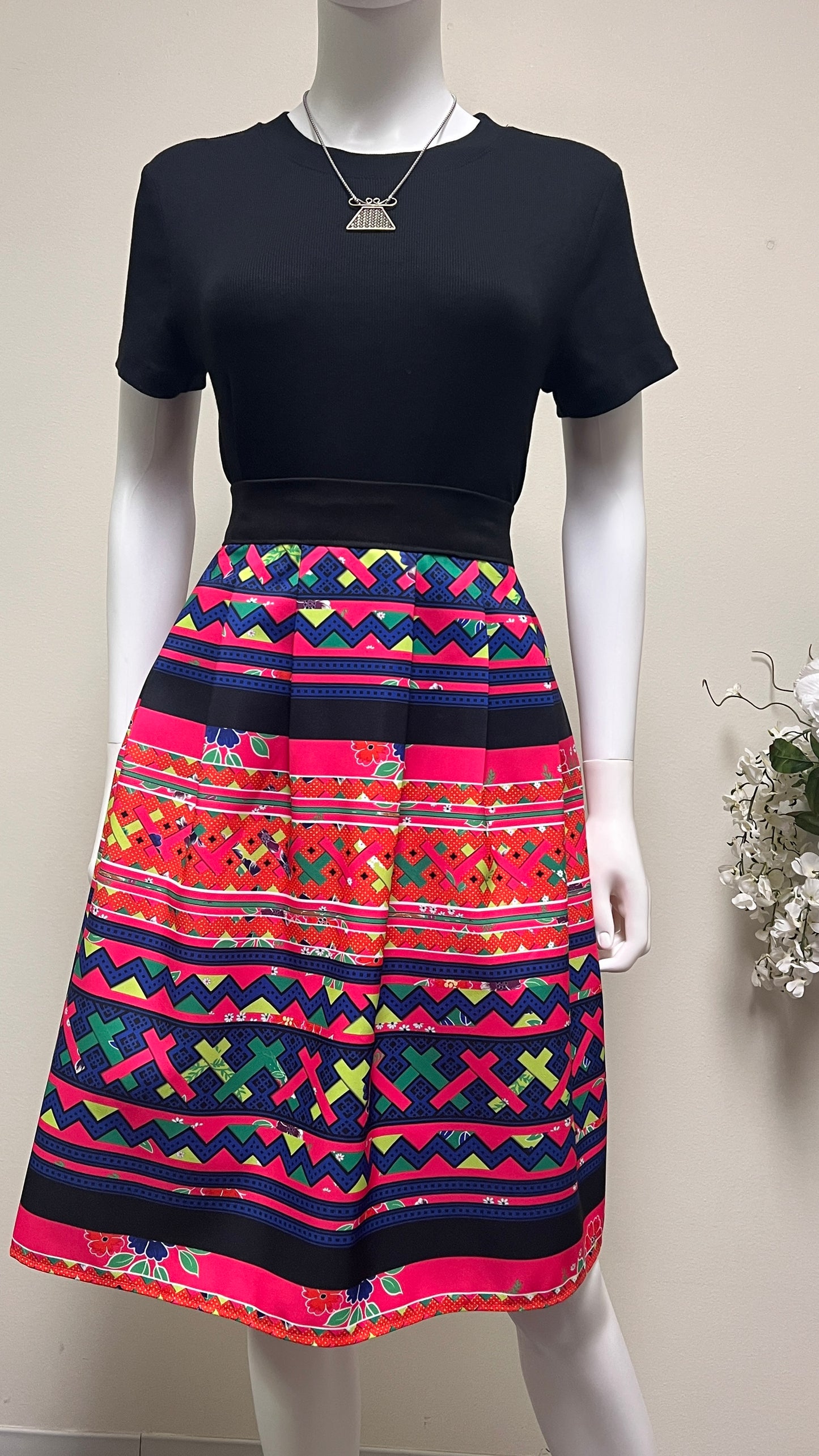 Hmong pleated skirt (M)