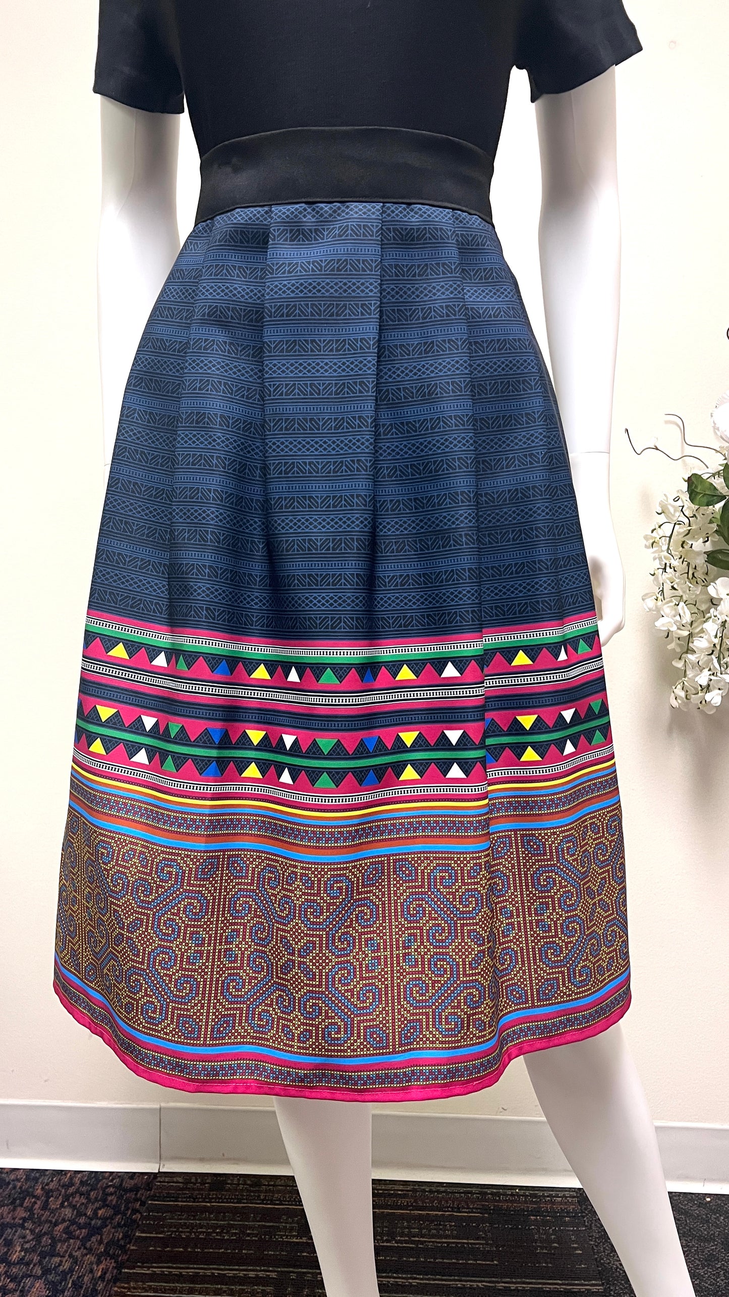 Hmong pleated skirt
