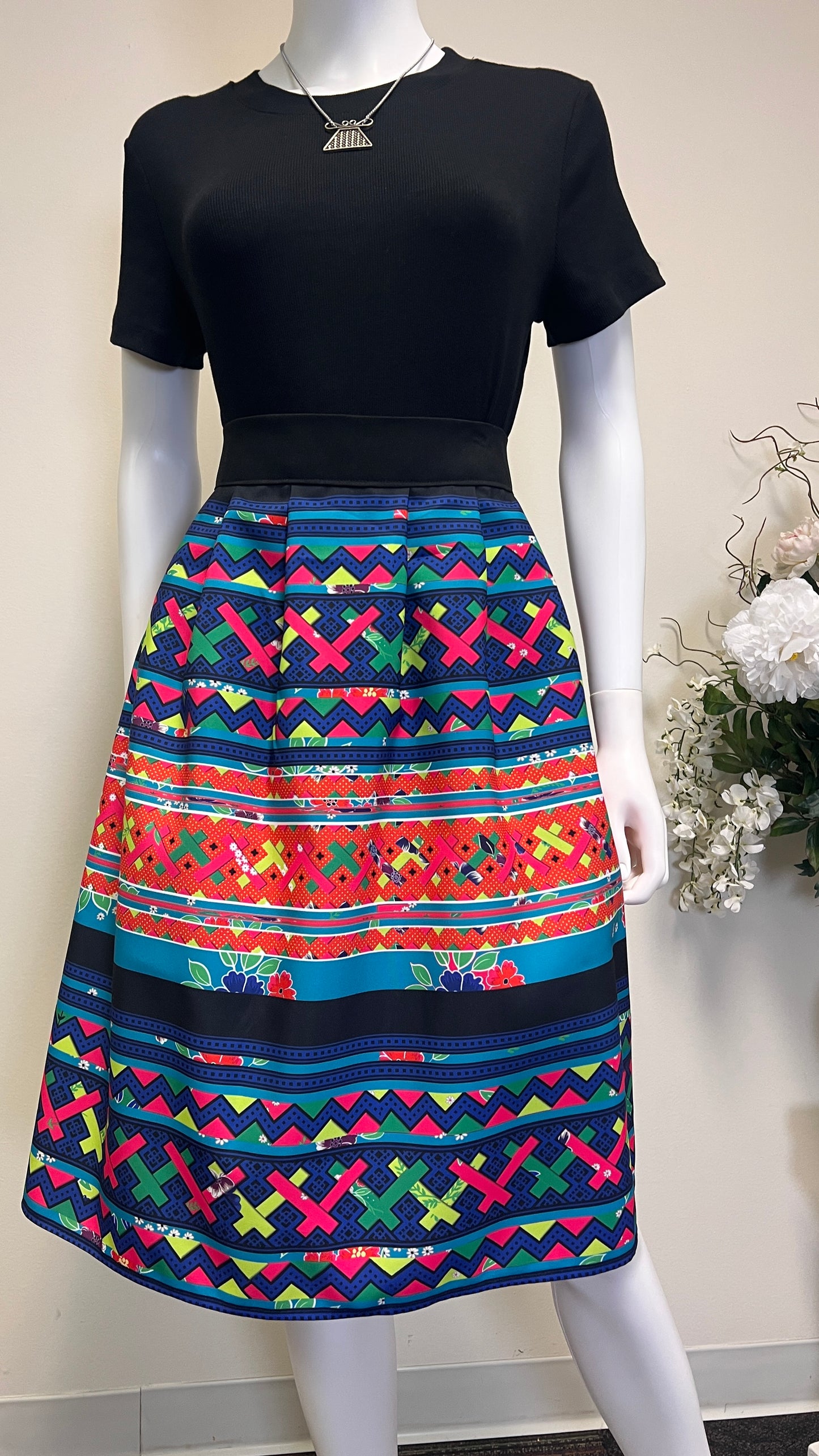Hmong pleated skirt (XXL)