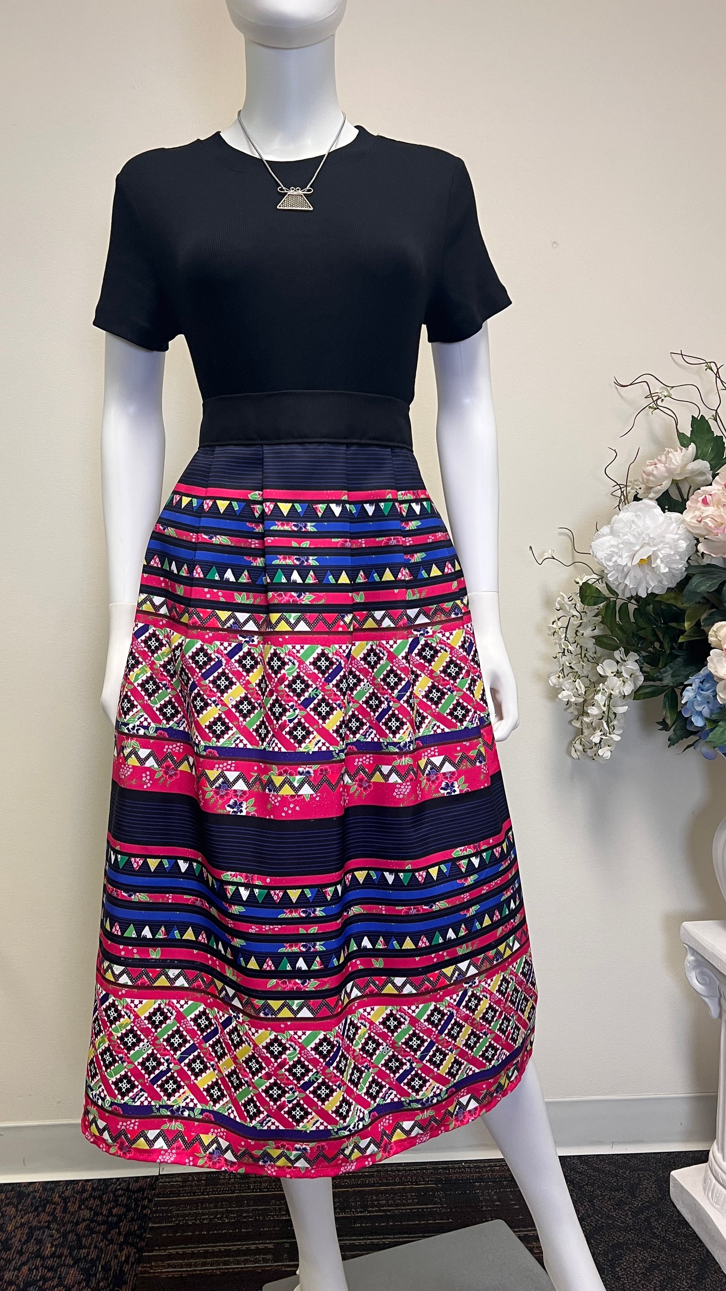 Hmong pleated skirt (XXL)