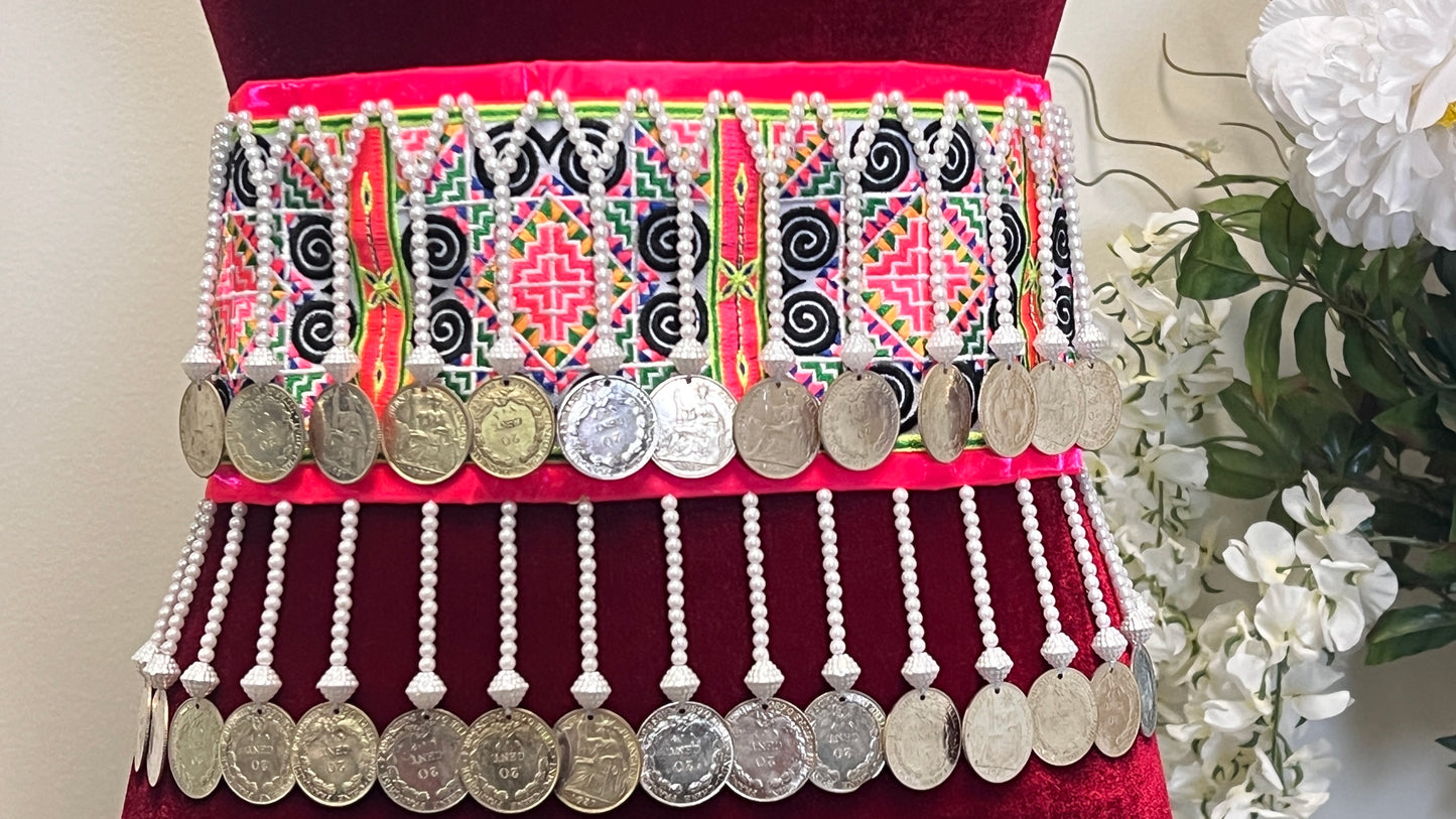 Hmong coin belt 39-inch