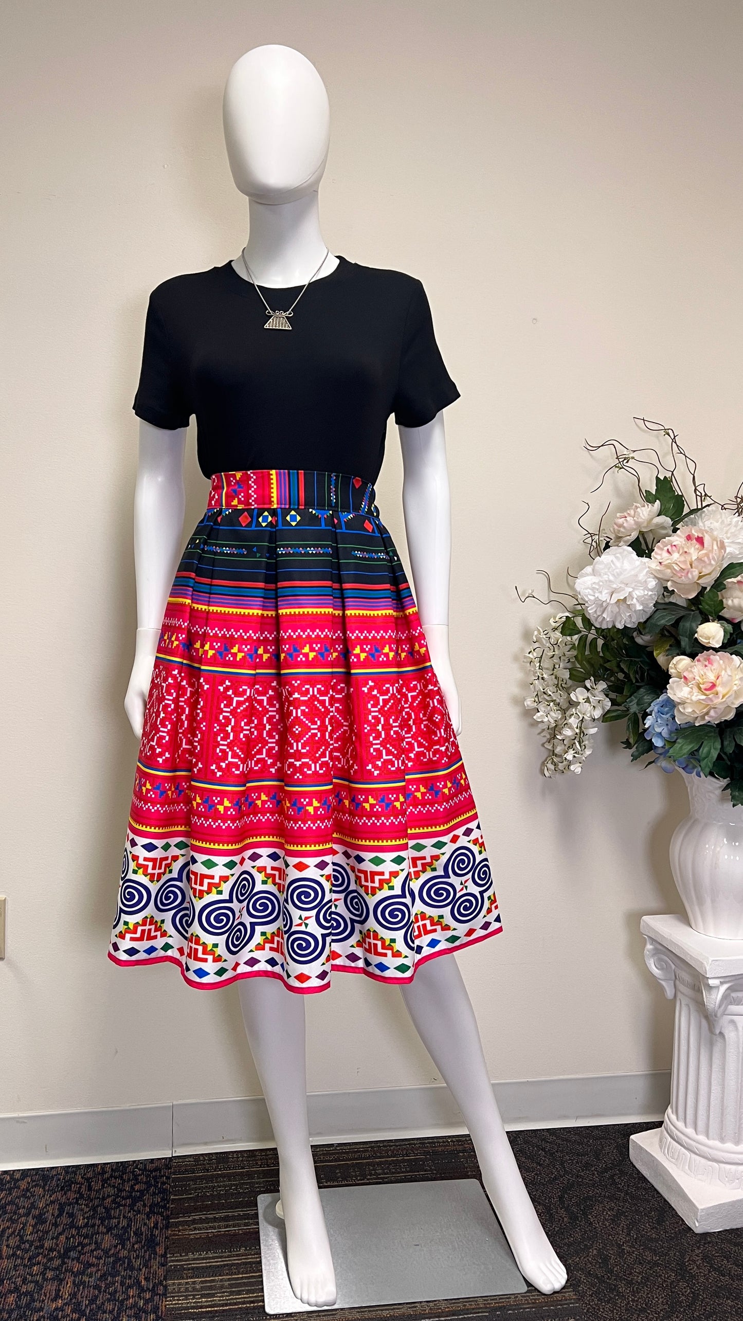 Hmong pleated skirt