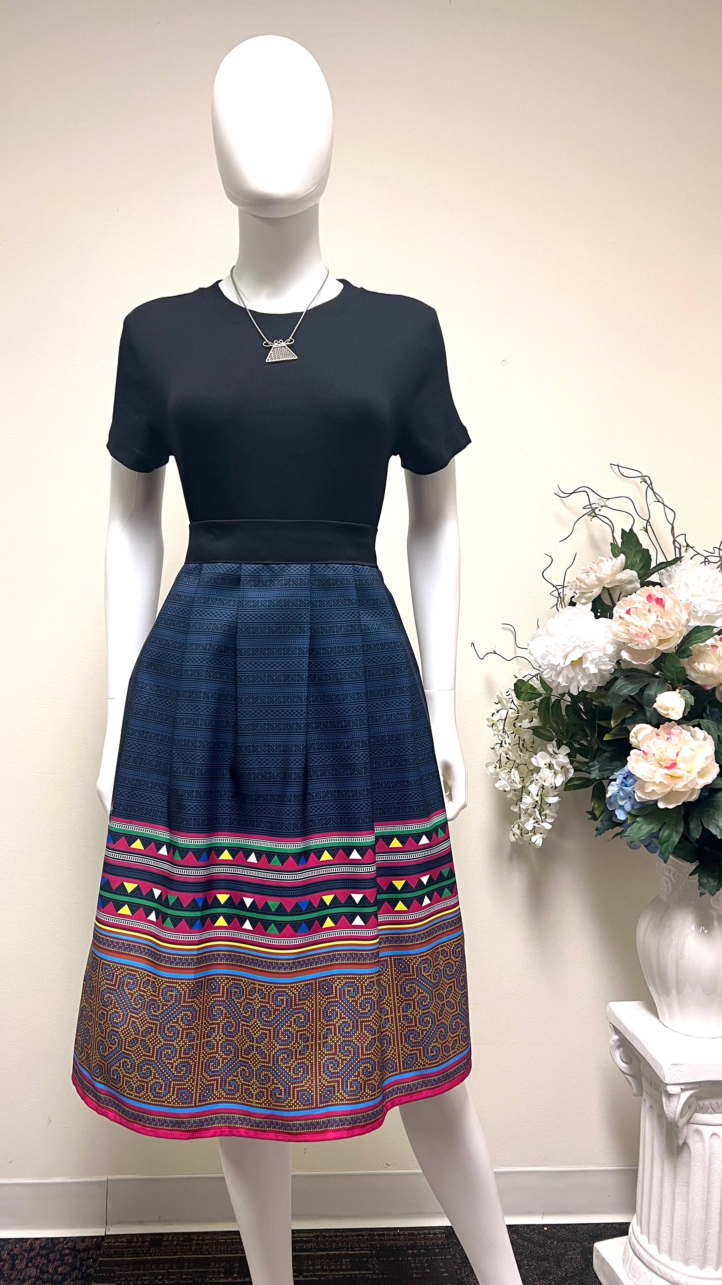 Hmong pleated skirt