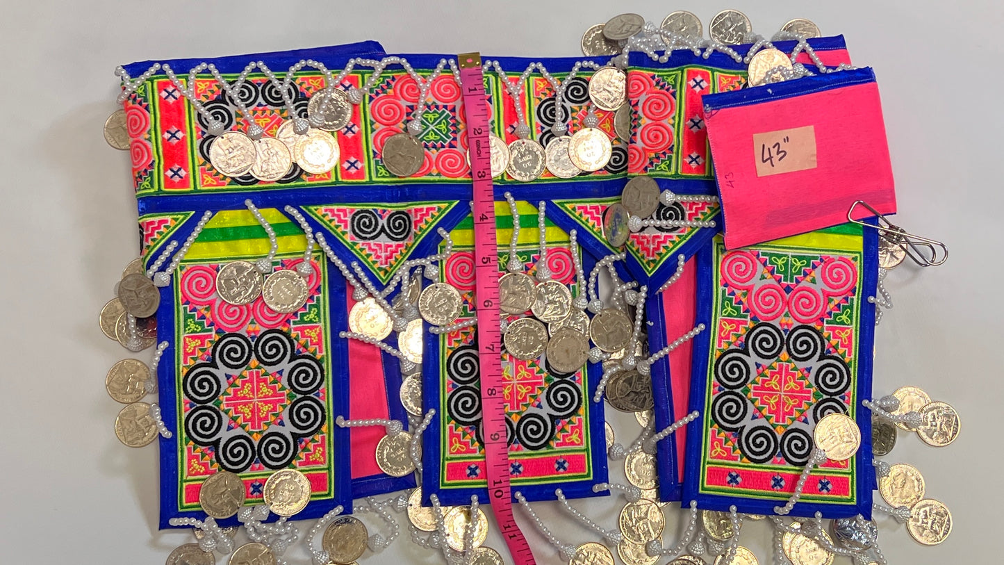 Hmong coin belt 43-inch