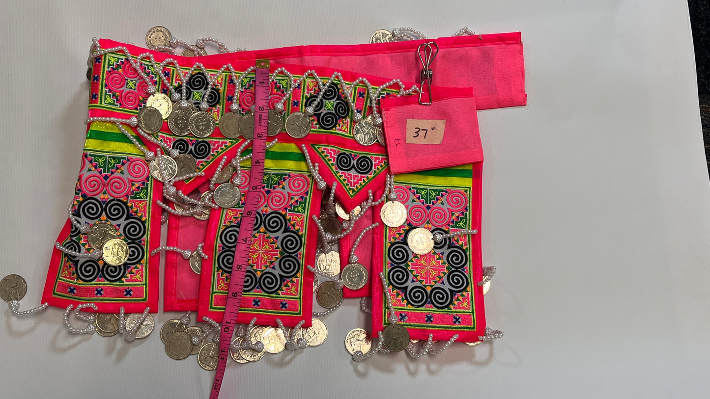 Hmong coin belt 37-inch & 39-inch