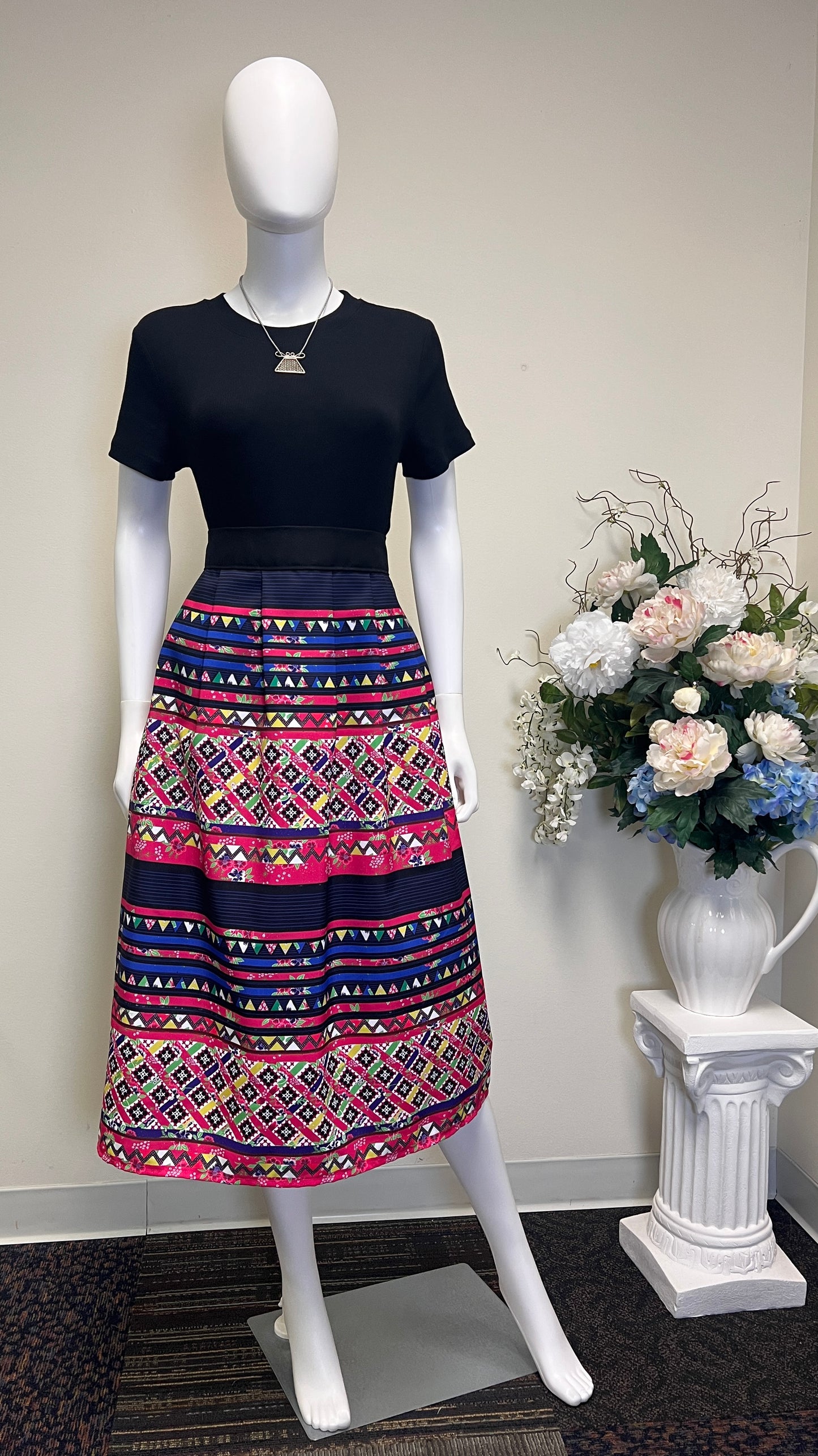 Hmong pleated skirt (XXL)