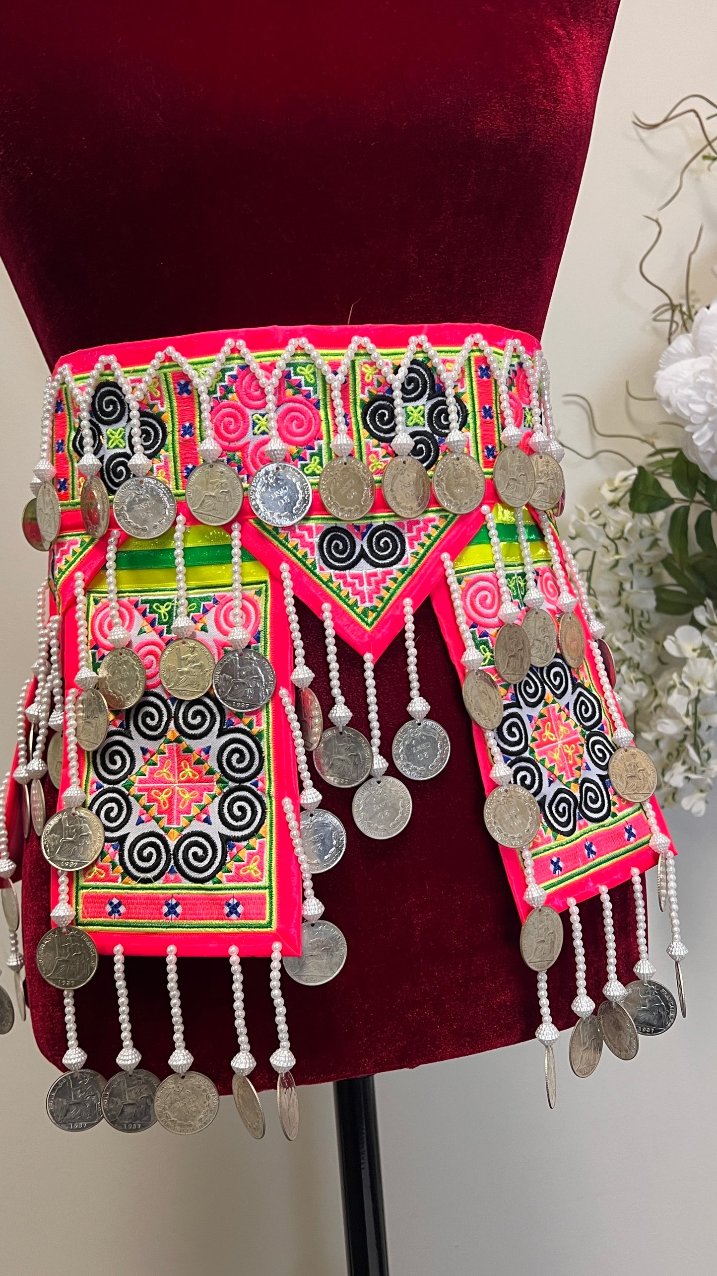 Hmong coin belt 37-inch & 39-inch