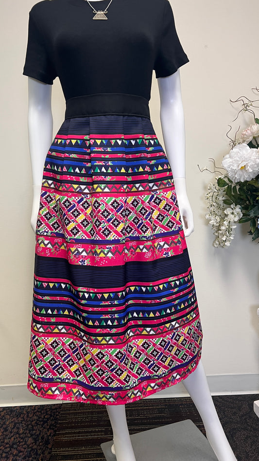Hmong pleated skirt (XXL)
