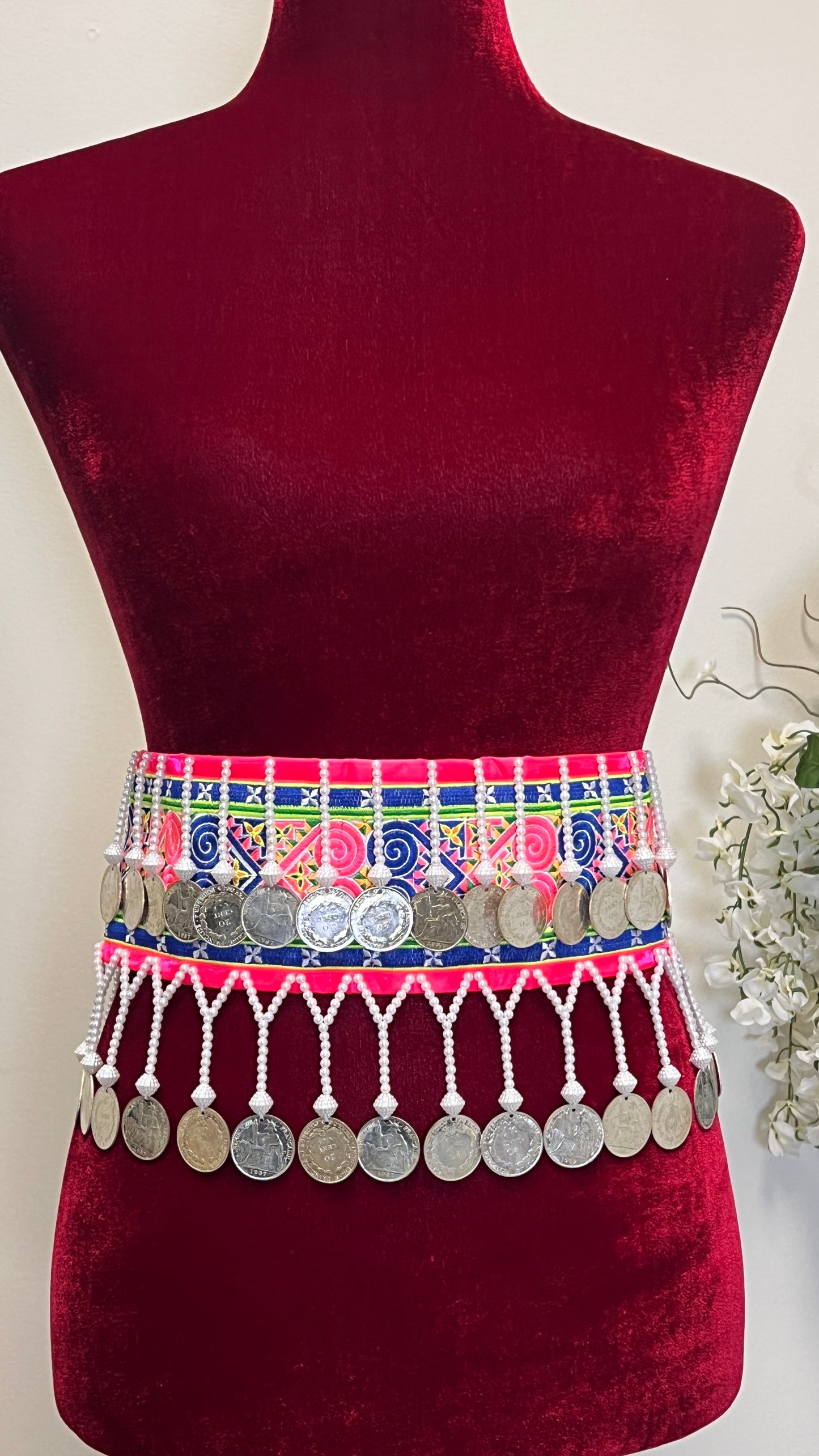 Hmong coin belt 39-inch