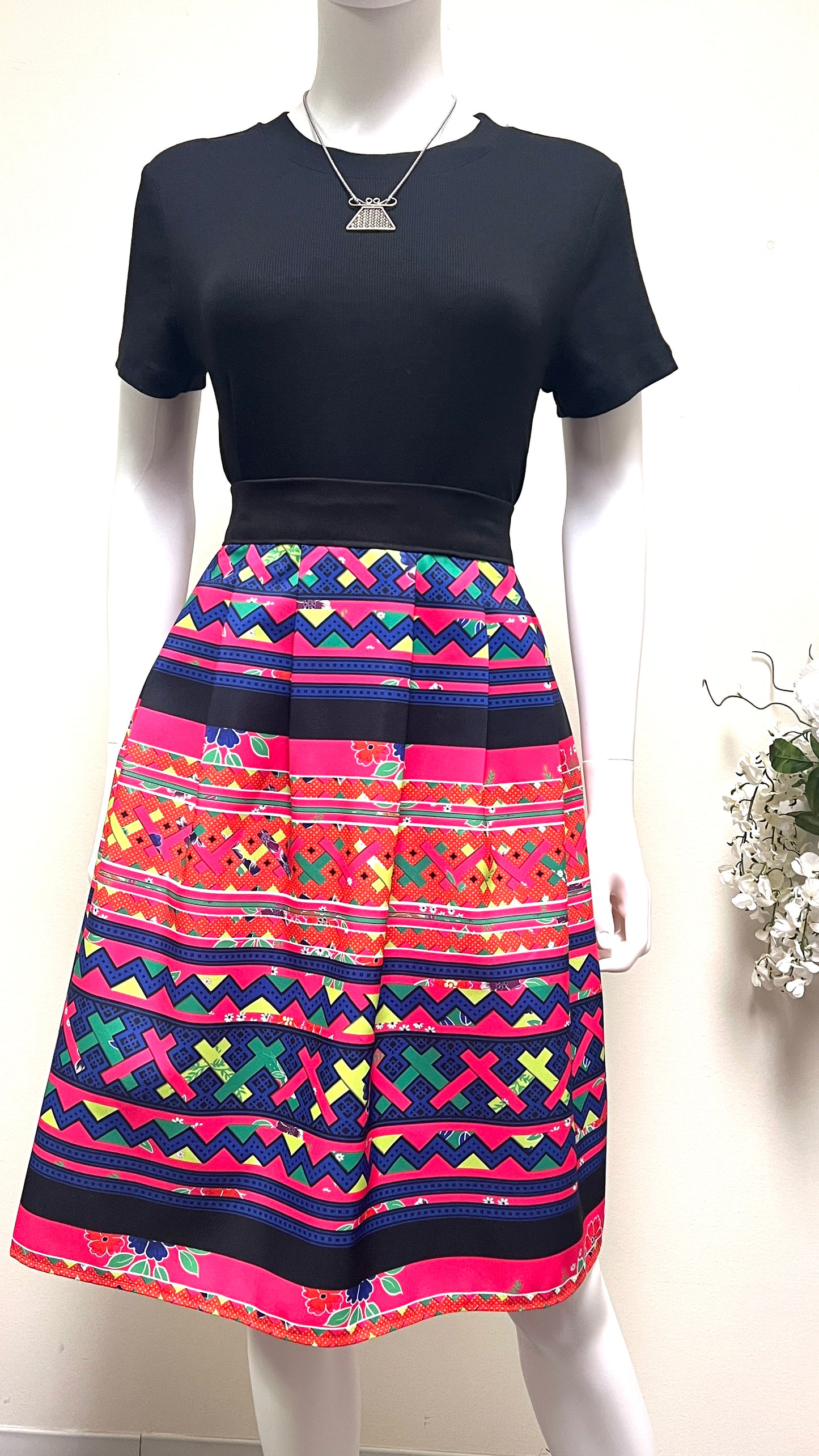 Hmong pleated skirt (M)