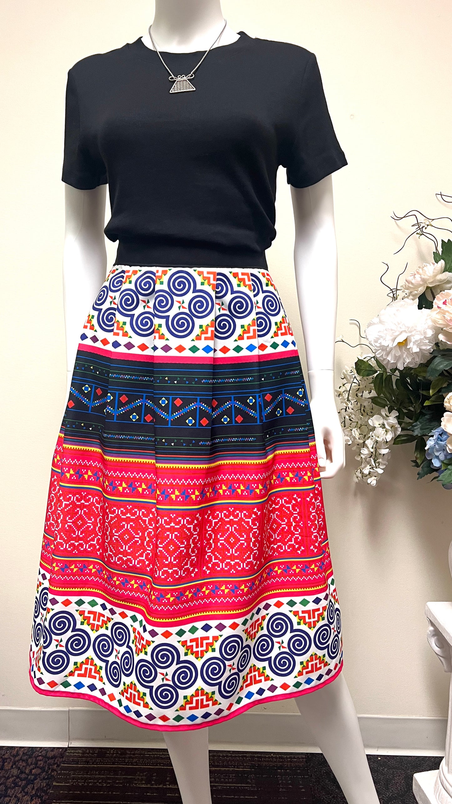 Hmong pleated skirt (M)