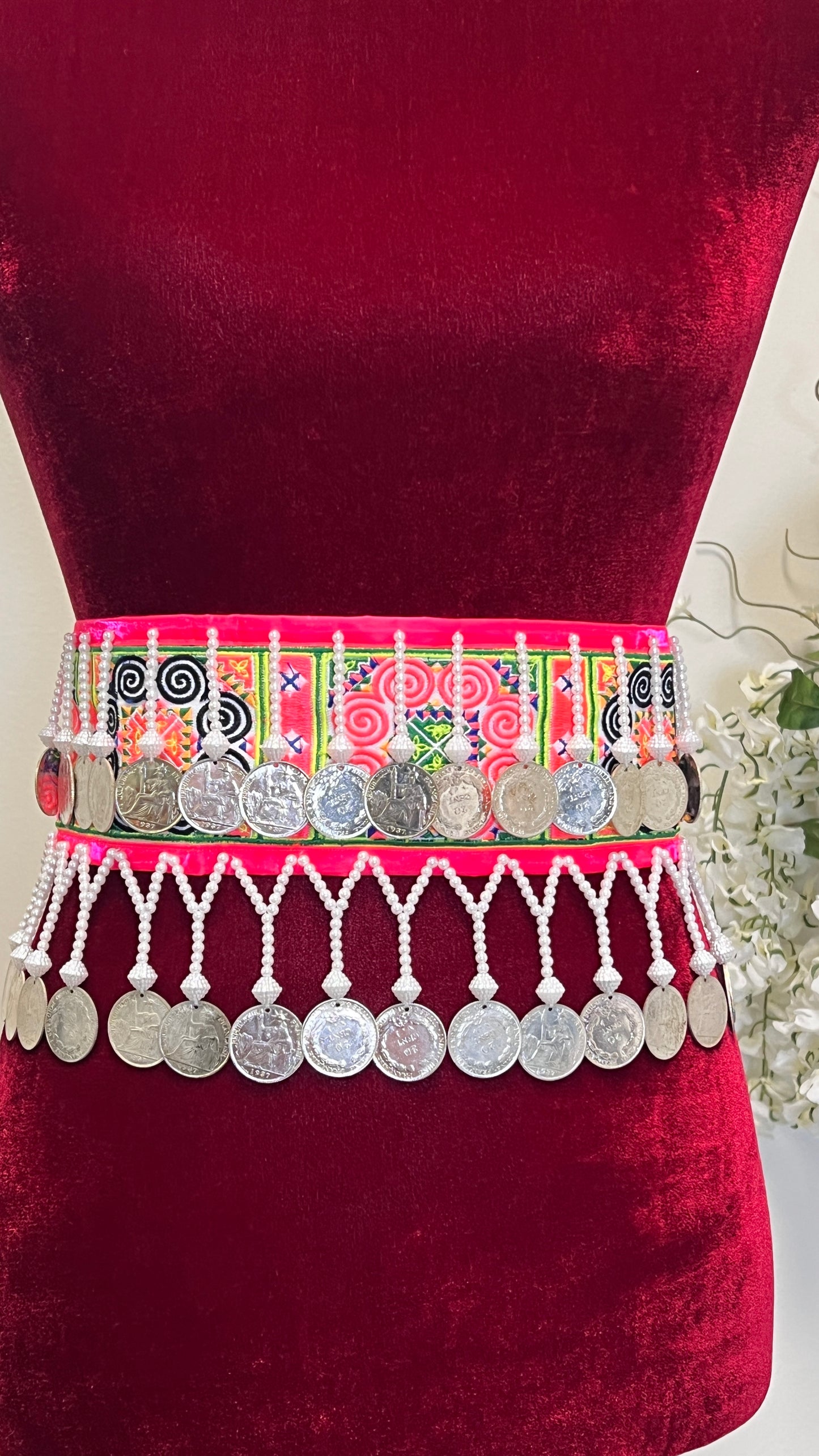 Hmong coin belt 41-inch