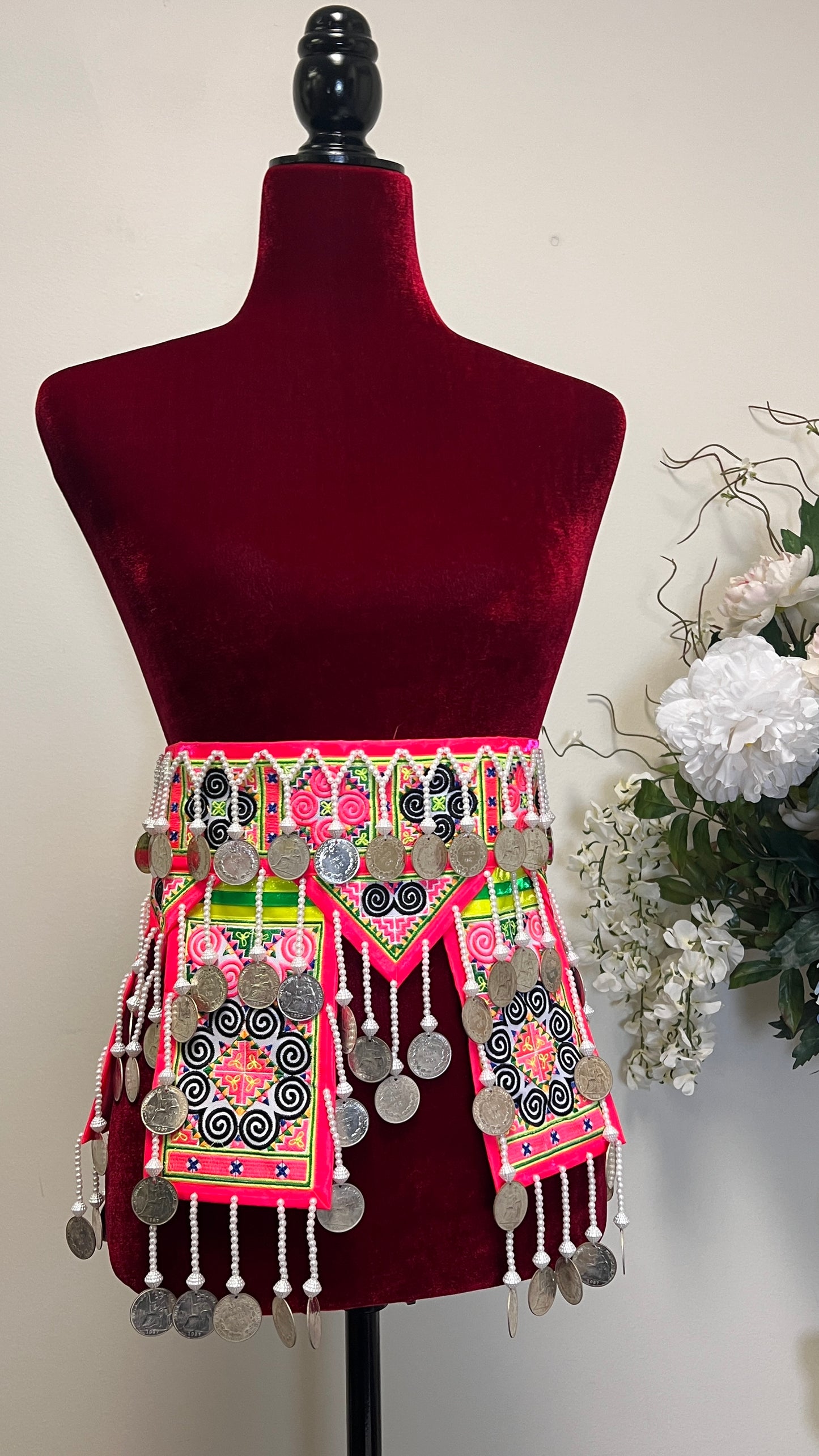 Hmong coin belt 37-inch & 39-inch