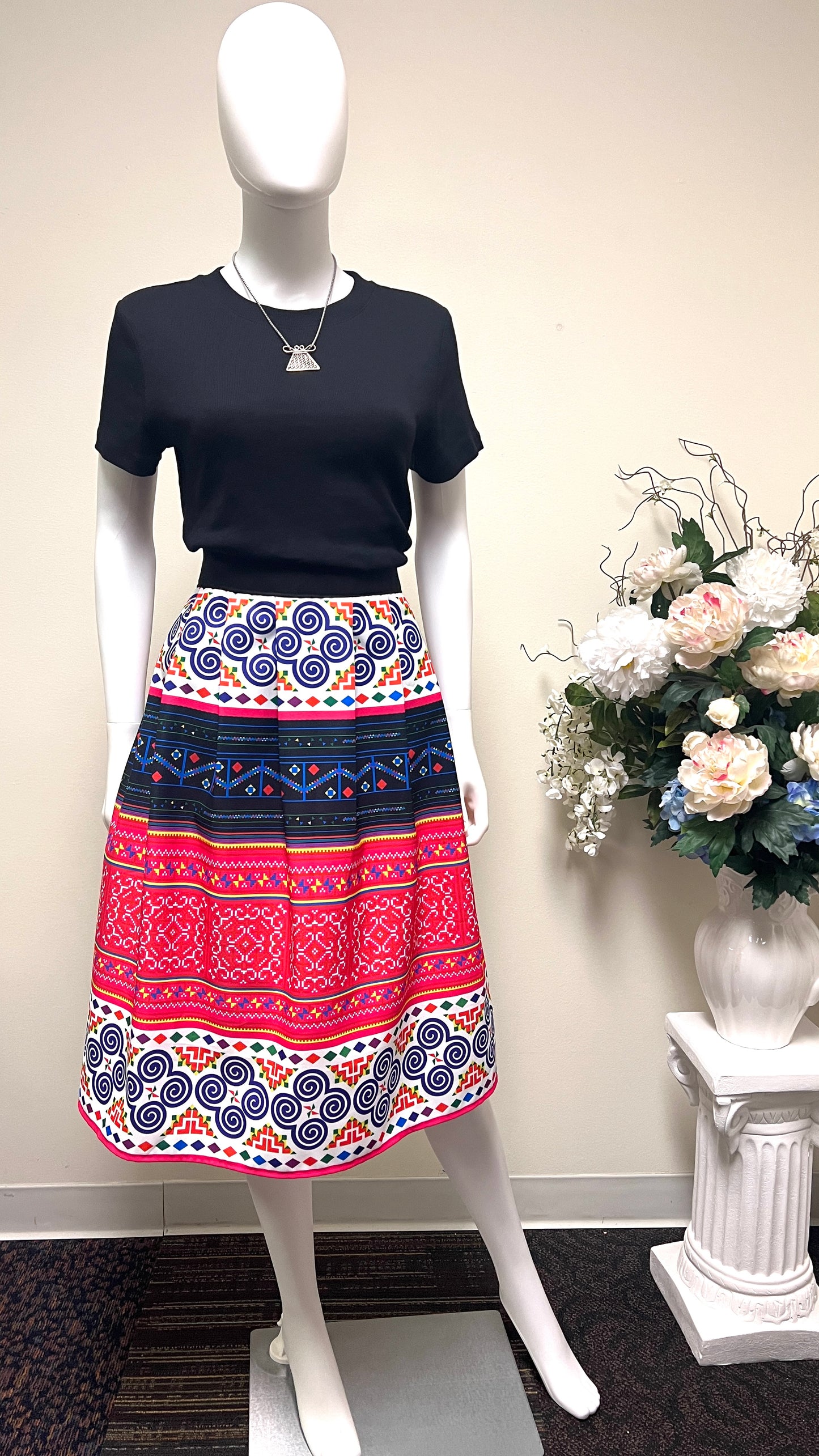 Hmong pleated skirt (M)