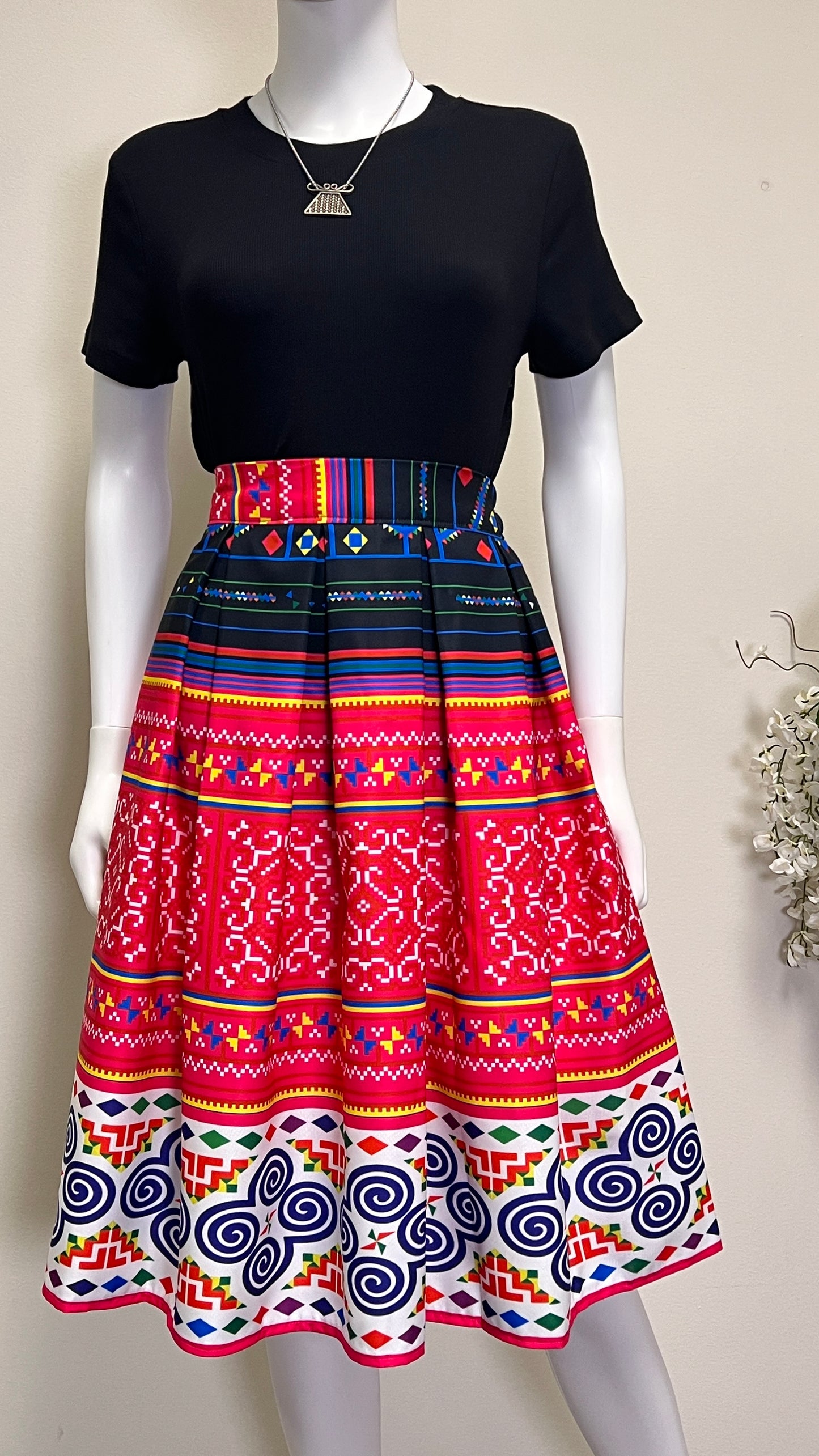 Hmong pleated skirt