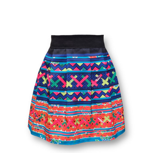 Hmong pleated mini skirt -Free Shipping